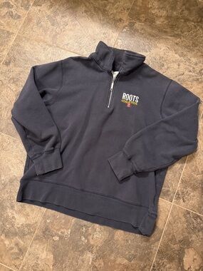 Roots Quarter Zip Pullover Sweatshirt